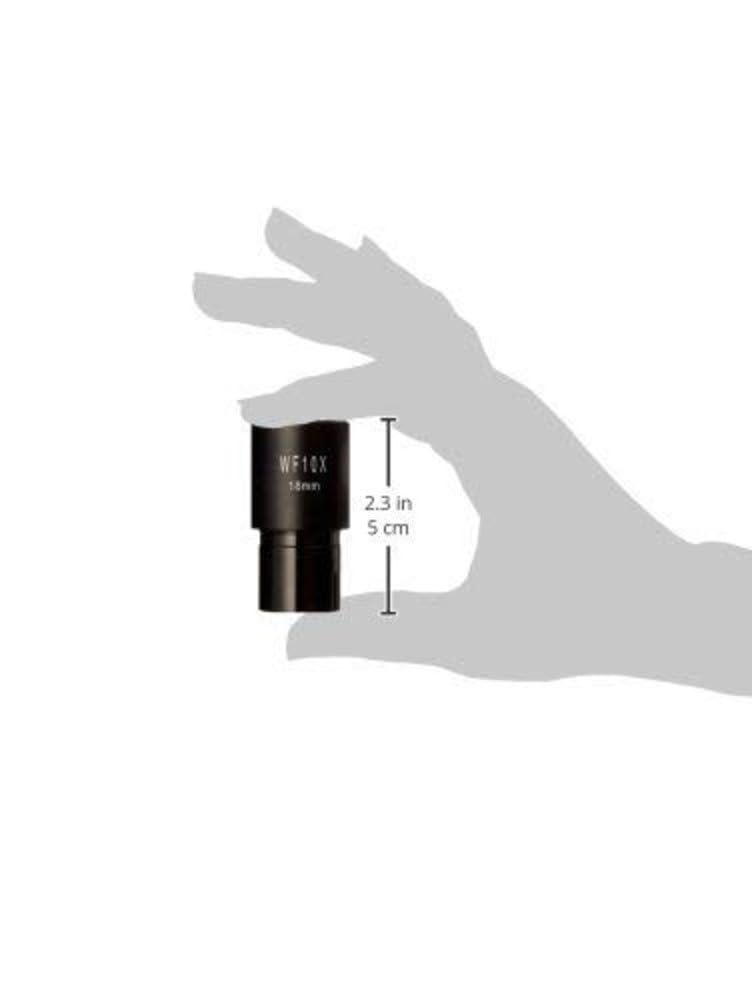 [Australia - AusPower] - AmScope EP10X23R WF10X Microscope Eyepiece with Reticle (23mm) 