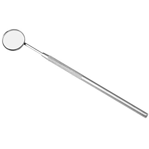 [Australia - AusPower] - Dental Mirror for Teeth Inspection #4, Stainless Steel 6.75" 