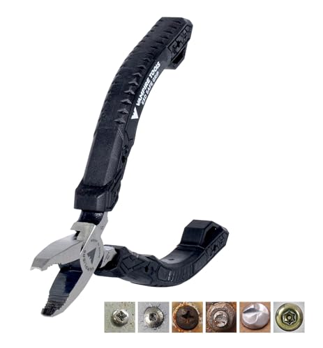 VAMPLIERS 5" Mini Stripped M2 Screw Extractor Pliers ESD Safe TPR Handles 5" Mini Pliers