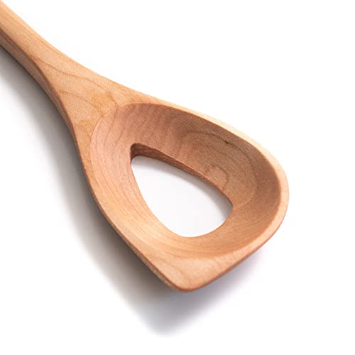 Handmade Risotto Spoon - Made from Solid Maple - Italian Rice Spoon Maple Wood
