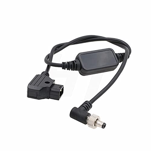 12V D-tap Locking DC Barrel Power Cable for Blackmagic ATEM Mini, SmallHD, Atomos Ninja V Monitor, Zaxcom Lectrosonics Wireless, MixPre-10, Decimator 50 cm P-tap