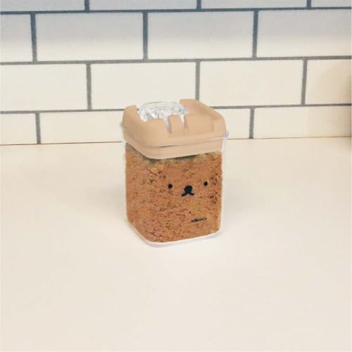 Okato Boris Storage Container, Canister, 9.1 fl oz (270 ml), Face Only, Bolis Easy Lock, Simply collapse the lever to see the contents Clear Container, Width 3.0 x Depth 3.0 x Height 3.9 inches (7.5 x Braun Storage Container, 9.1 fl oz (270