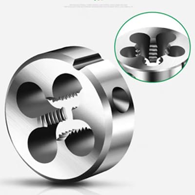 [Australia - AusPower] - M14 x 1.5mm Metric Tap And Die Set,M14 x 1.5mm High-Speed Steel Machine Tap Die Set,Thread Tap And Round Thread Die Right Hand (M14 x 1.5mm) M14 x 1.5mm 