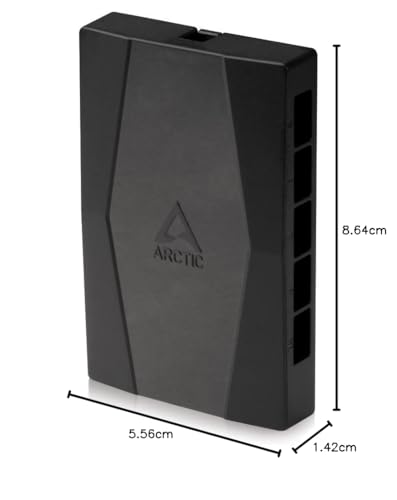 ARCTIC Case Fan Hub - 10-Way PWM Fan Splitter | With SATA Power, case fan