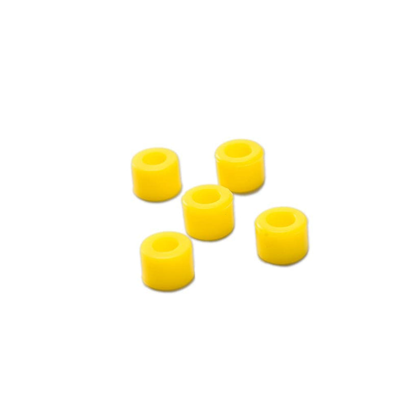 [Australia - AusPower] - Dental Color Code Rings Multi-Colors Autoclavable Silicone Hygiene Instrument for Dentist (S, Yellow) S 