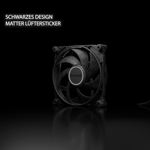 be quiet! Silent Wings 4 140 mm PWM Fan, Optimised Fan Blades, Exceptionally High Performance, Maximum Air Pressure, Almost Inaudible, 6-Pin Fan Motor, Fluid Dynamic Bearing black