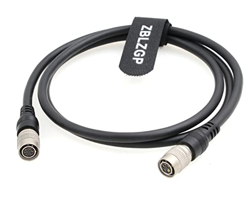 Hirose 6-Pin Female to Hirose 6 Pin Female Cable for Industrial Basler CCD Camera (60CM, Straight-Straight) 60CM