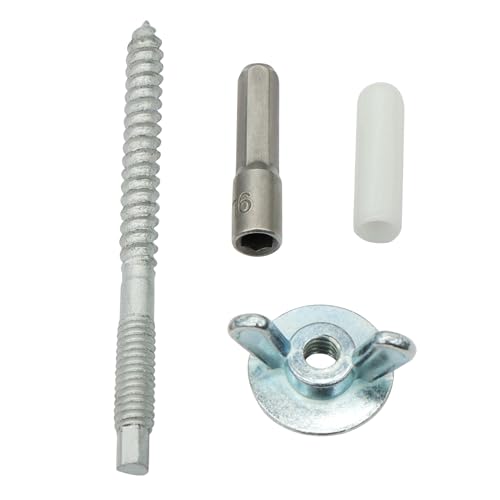 Xadnitu 30-pack 1/4"-20 x 2-1/4" hurricane anchors with hardware installation guide for window shutter panels