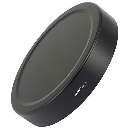 Haoge LH-X16B Square Metal Lens Hood Shade with Metal Cap for Fujifilm Fuji Fujinon XF 16mm F1.4 R WR Lens xf16mm/f1.4 on Camera XS-10 X-H1 X-Pro3 X-Pro2 X-Pro1 X-T4 X-T3 X-T2 X-T1 X-T30 X-T20