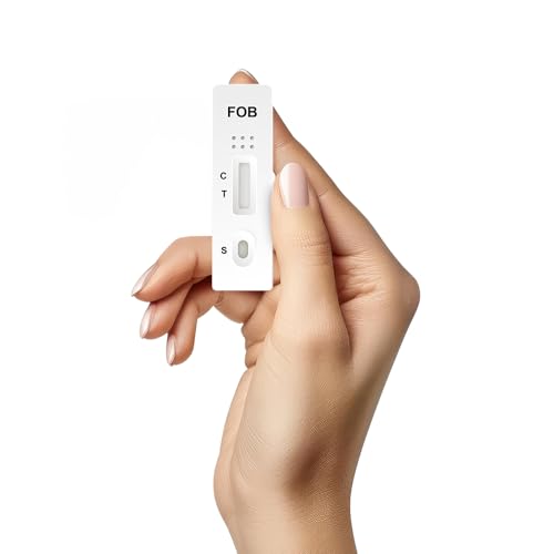 2 Tests for Occult Blood in the Stool Home Test Chair Examination Blood in Stool Self Test Kit for Colon Cancer Prevention FOB Test Quick Test