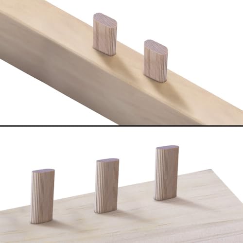 Anu Limen solid beechwood dowel pins for furniture assembly, woodworking, splicing, and door stops