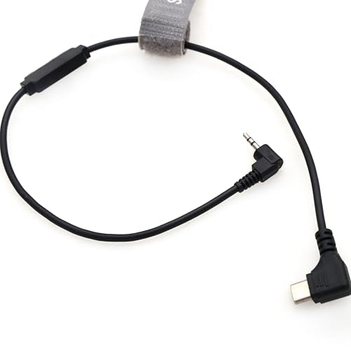 SZRMCC Type-C to 2.5mm LANC Control Cable for DJI Ronin-SC RSC2 RS2 RS3 Pro Gimbal Stabilizer to S-Ony FS5 FS7 FX6 FX9 Canon EOS C80 Z CAM E2 DSLR Camera