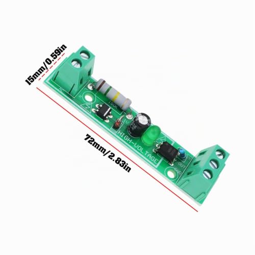 2pcs AC 220V to DC 3-24V Optocoupler Isolation Module 1 Channel Trigger Switch Sensor Board Compatible with A-rduino ESP8266
