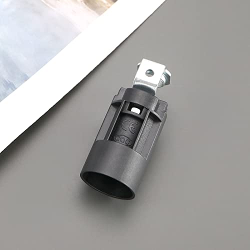 E14 Candle Bulb 250V 2A Plastic Lamp Holder Holder for Making Lamps, Chandeliers, Restoration, Lamp Holder (Pack of 6)