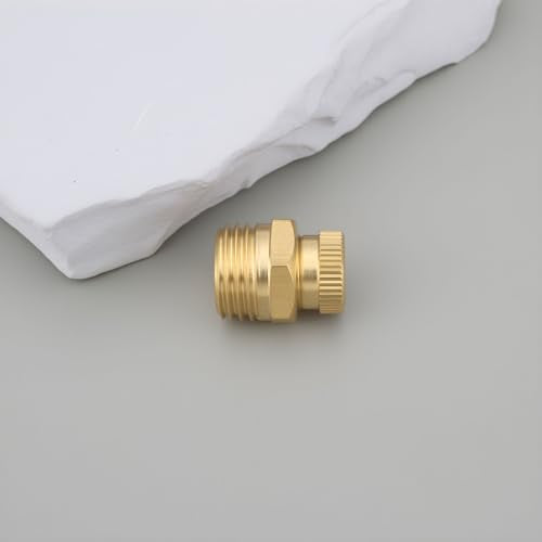 Create idea 2pcs PT1/4" Male Thread Air Compressor Drain Valve 12.5mm Thread Brass 1/4"
