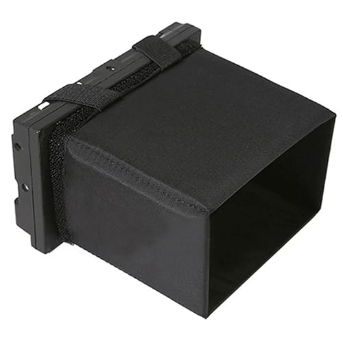7 Inch Monitor Hood/Sunshade, Foldable and Portable Universal Fit Shade with Elastic Belt, for FEELWORD FW703, FW759, LUT7, T7 7″