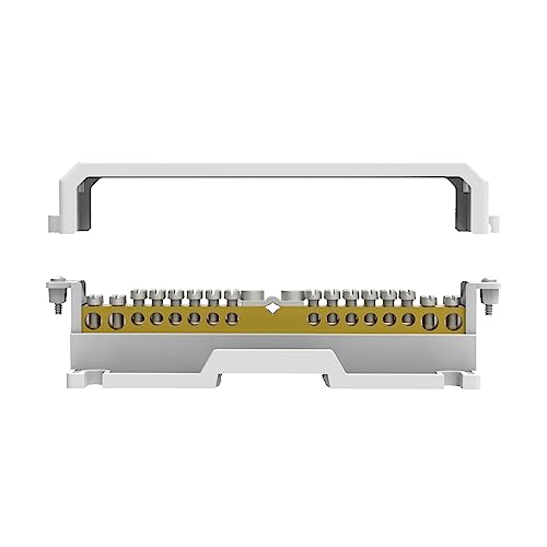 Arnocanali TP2309 17 Hole Brass Rod Ground Clamp with Lid - Multi-Colour