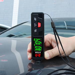 RDINSCOS Car Coating Thickness Meter Paint Mil Gauge | For Used Car Buyers, Check Original Coating, Auto Paint Meter Green