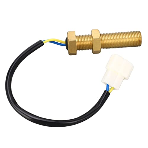 M16 Rotation Speed Sensor, Generator Magnetoelectric Induction Rotate Speed Sensor M16 Thread RPM Sensor, For Generator Tachometer (Male Plug) Male Plug