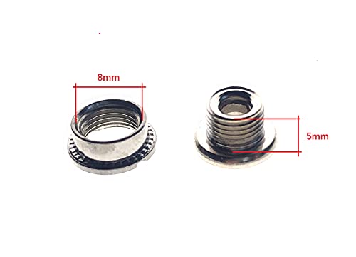 Bolts Screws Fasteners for Rear Derailleur Hangers (6 Pairs of M8 Short Chainring) 6 Pairs of M8 Short Chainring