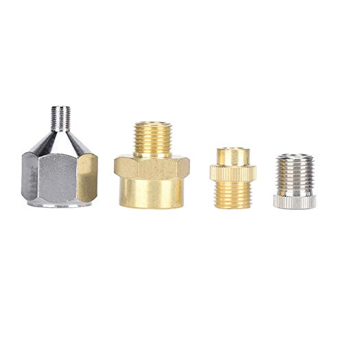 9Pcs Airbrush Connector Set Air Compressor Spray Gun Adapter Airbrush Hose Adaptor Air Compressor Spray Gun Adapter Accessories A1-A9