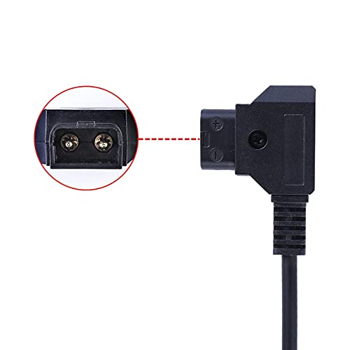 D-TAP to 2 Pin Lemo-Compatible Male Power Cable Suitable for Teradek Z Cam ARRI RED DJI TILTA Paralinx Preston Transvideo Offhollywood Switronix Panasonic (Right Angle) Right angle