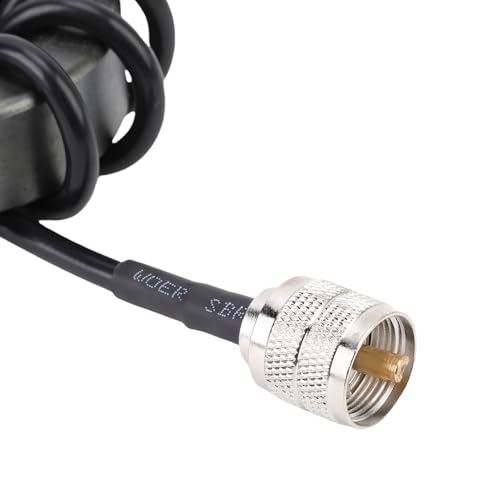 Tosuny HF Common Mode Choke Balun, 1.8 to 30MHz Anti Interference with PL-259 to SO-239 Connector, 150W PEP EM43 Toroid Core for Ham Radio Shortwave Communication & Antenna EMI