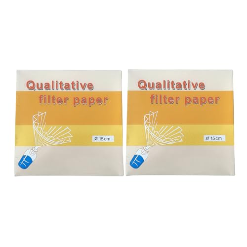 Deschem qualitative filter paper, 150mm diameter, medium speed, 15-20μm, 100 sheets per pack, 2 packs