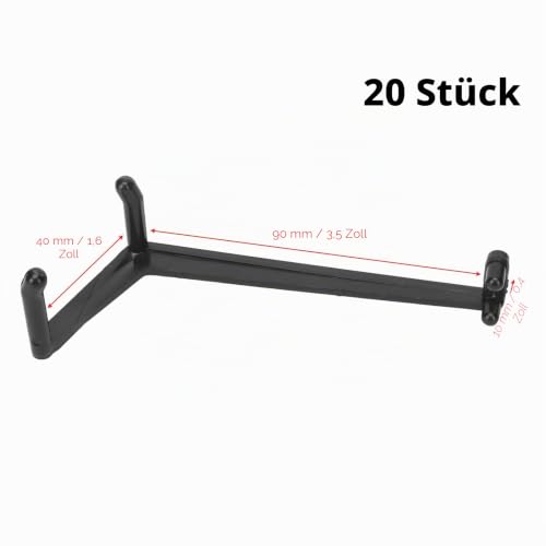 Alvinlite Pack of 20 Branch Separators for Fruit Trees, The Fruit Branch Shaker Forms Stronger Branches, Pressure-resistant Plastic with High Hardness for Gardening, 40 x 90 x 10 mm