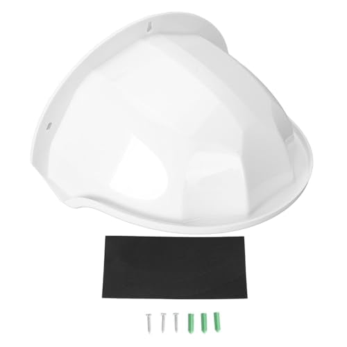 ‌Universal Security Camera Cover - Sun Rain for Outdoor Dome/Cameras, Weatherproof Protective Roof (White)