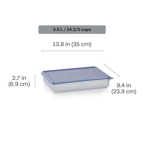 Tupperware Snack-Store Large Container, Dishwasher Safe and BPA Free Container (3.5 L / 14.7 Cups) Rectangular