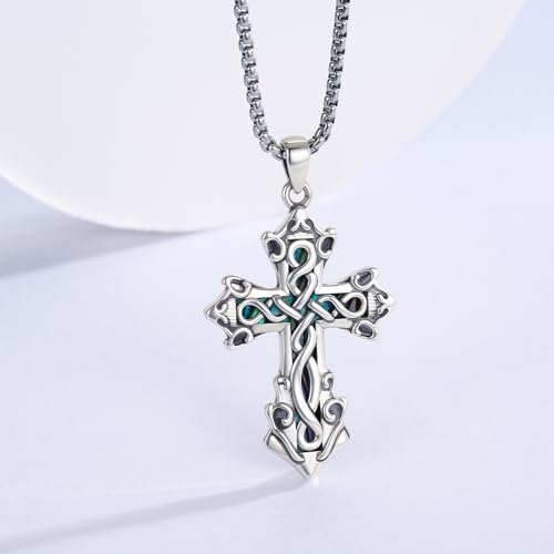 925 Sterling Silver Cross/Celtic Cross Necklace silver-1