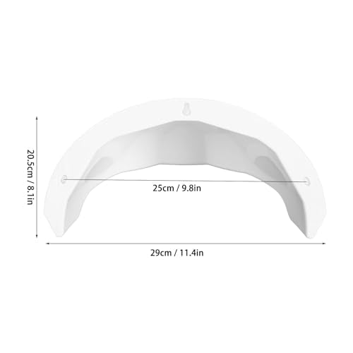 ‌Universal Security Camera Cover - Sun Rain for Outdoor Dome/Cameras, Weatherproof Protective Roof (White)