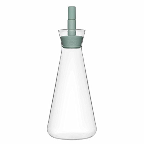 Berghoff Glass Oil Dispenser, Drip Stop Bottle with Infusion Chamber 18.2 Ounces Colourful