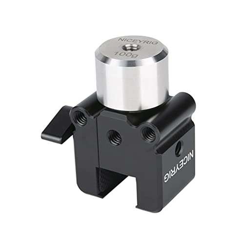 NICEYRIG Gimbal Counterweight Clamp Kit with 3.5 OZ 1 Unit Counter Weight for DJI RS 4 3 Pro, RS2, RSC2, Ronin S SC, Zhiyun Weebill Lab/Crane Series - 324
