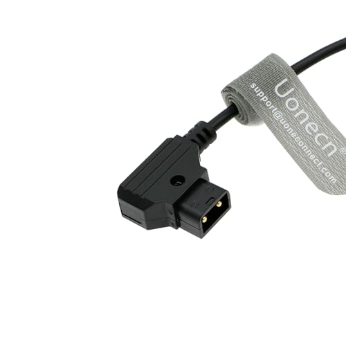 Uonecn ARRI Alexa MINI Camera Power Coiled Cable 8-Pin Female to Dtap Straight 8 pin