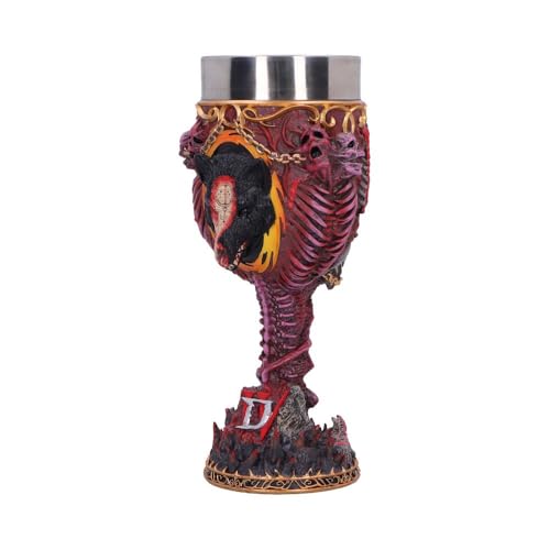 Nemesis Now Diablo IV Mephisto Goblet, Dark Fantasy Drinkware, Collectible Diablo IV Merchandise and Gifts
