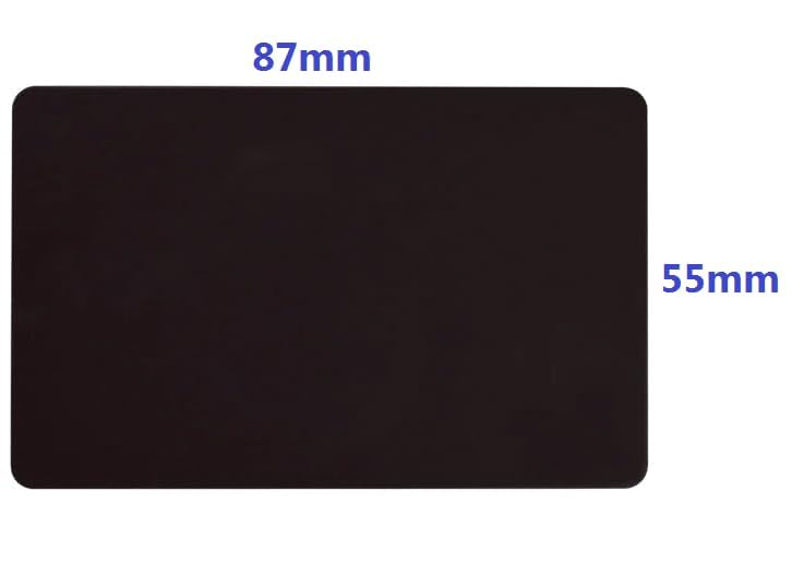 [Australia - AusPower] - [20 Piece] Credit Card Size UHF RFID Black PVC Card GS1 Class 1 Gen 2 and ISO/IEC 18000-6C with UCODE 8 chip, Long Range (up to 10m), 128-bit EPC, 48-bit Unique TID., 84x54mm 