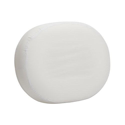 DMI Seat Cushion Donut Pillow and Chair Pillow for Tailbone Pain Relief, Hemorrhoids, Prostate, Pregnancy, Post Natal, Pressure Relief and Surgery, 16 x 13 x 3, White 16 Inch (Pack of 1) Contoured