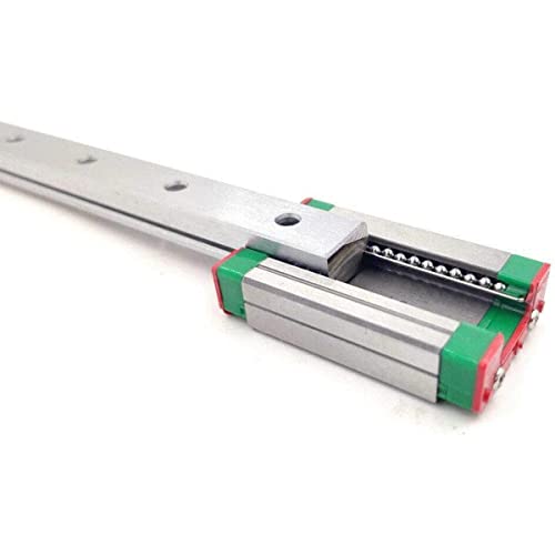 150mm MGN12 Miniature Linear Rail Guide + MGN12H Sliding Block Linear Motion Guide Rail Slider Bearing Steel Carriage Block CNC 3D Printer Accessories 150mm+MGN12H Sliding block