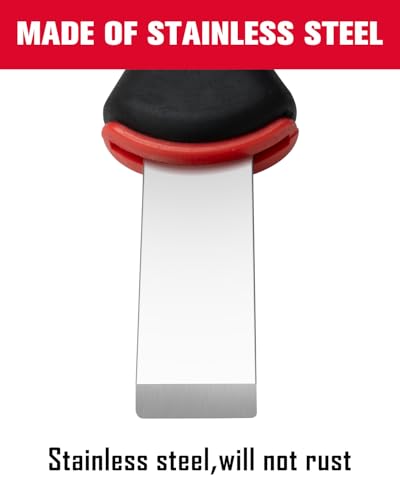ROTATION 4pc extra thick paint scraper set with putty knives and hammer ends