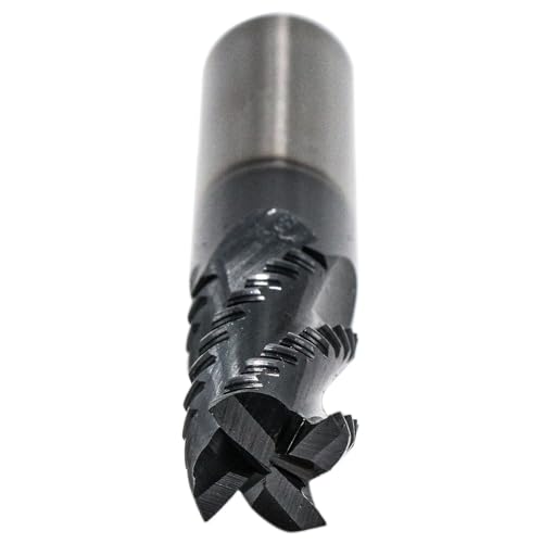 SEFHLI 4-flute M42 cobalt HSS roughing end mill set, 5/8-inch AlTiN-coated cutting tools, 2 pieces