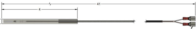 [Australia - AusPower] - Vulcan Hart 353589-1 Replacement Temperature Probe for Commercial Ovens 12 Month Warranty 