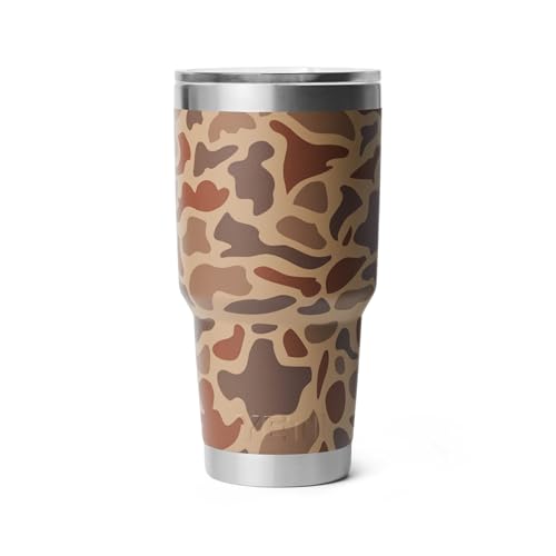 YETI Rambler 30 oz Tumbler, Stainless Steel, Vacuum Insulated with MagSlider Lid, Wetlands Camo