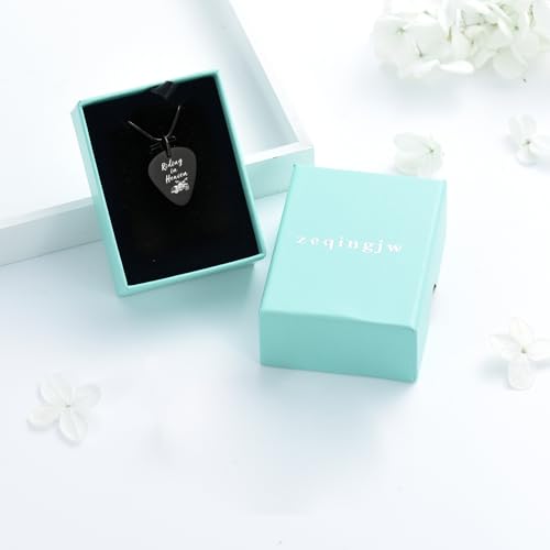 zeqingjw Urn Necklace for Ashes Motorcycle Cremation Urn Pendant Riding in Heaven Memorial Ash Keepsake Cremation Jewelry for Men Women Black