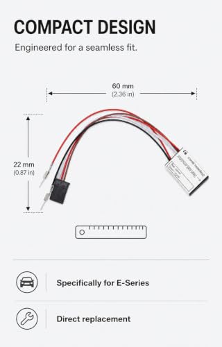ABS Bypass SRS Warning Lights Solution Passenger Seat Occupancy Sensor Emulator | Direct replacement for E Series EU seat pressure sensor, universal seat emulator