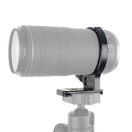 Fotga Lens Collar Tripod Mount Ring Base Stand for Canon RF 100-400mm F5.6-8 is USM Lens with 1/4"-20 3/8"-16 Hole Arca Swiss Mount Base Mount for Tripod Ball Head Clamp Light Stand