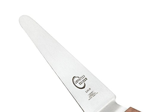 Mercer Culinary Praxis Rosewood Handle Pie Server, 5 x 2, Brown
