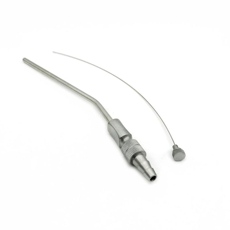 [Australia - AusPower] - 3PCS Dental Surgical Aspirator Ferguson Frazier Suction Tube Laboratory Tube 3mm/4mm/5mm Implant Tool 