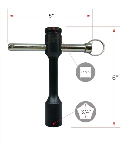 Penta Socket, 3/4" 5-Point Socket, 1/2" Drive